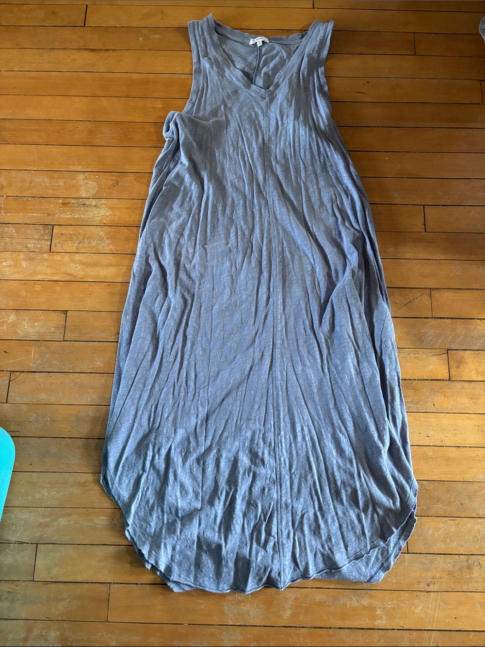 EUC Z Supply Gray V-Neck Racer Back Tank Top Tee Shirt Dress